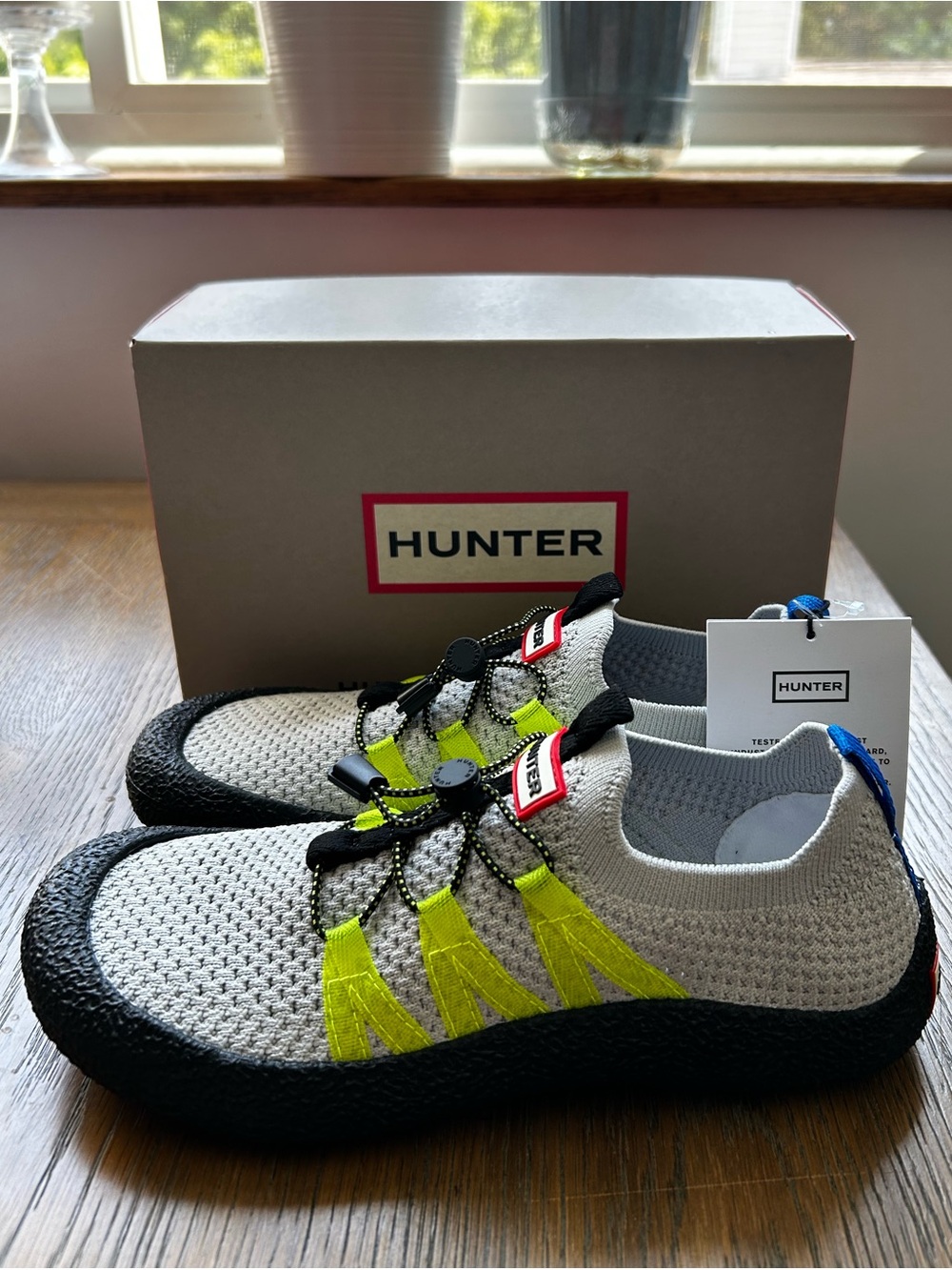 NEW Hunter Videl Casual Slip-on Flat Water Shoes - Women 7.5 or boys 5